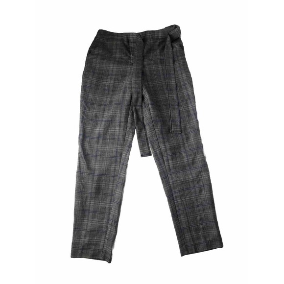 Joe Benbasset Pull On Plaid Pants  Women’s Small Elastic waist with Tie front - Picture 9 of 9